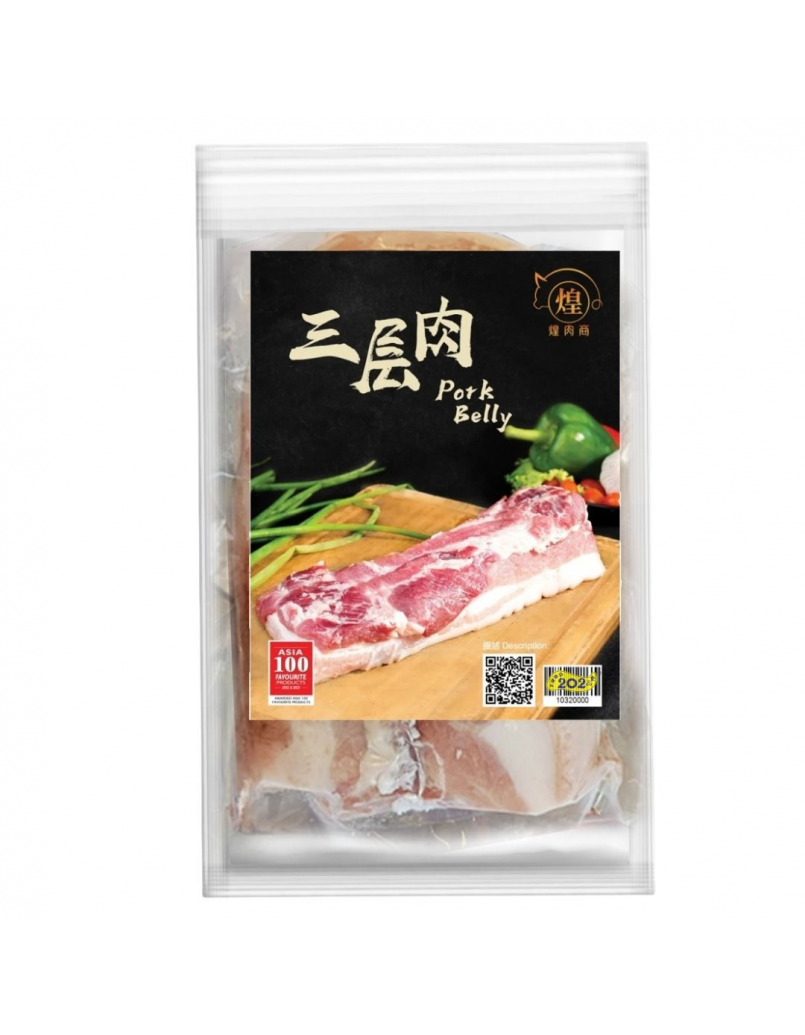 PORK BELLY WITH SKIN 三层肉带皮 300GM