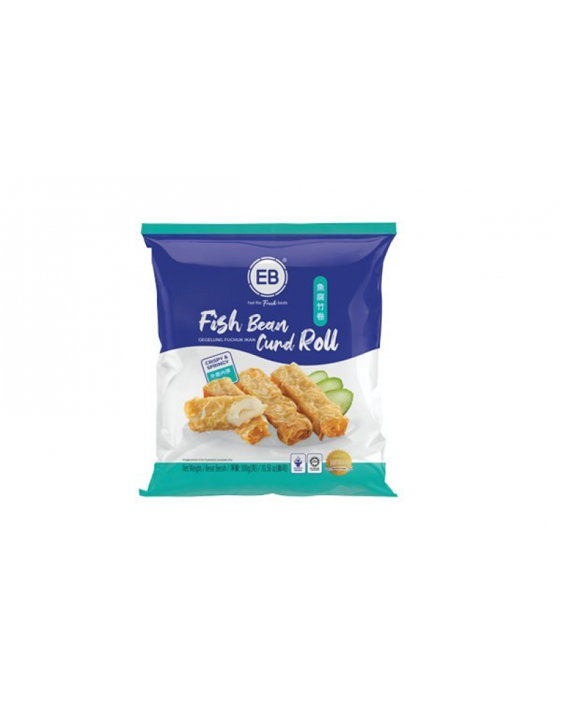 EB FISH BEAN CURD ROLL 鱼腐竹卷 300GM