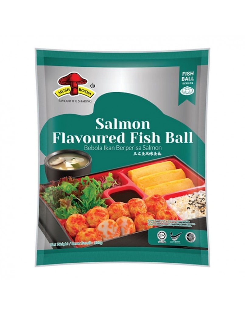 QL FLAVOURED SALMON BALL 三文鱼丸 500GM
