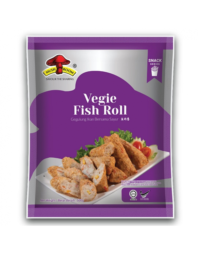 QL VEGIE FISH ROLL 鱼肉卷 500GM